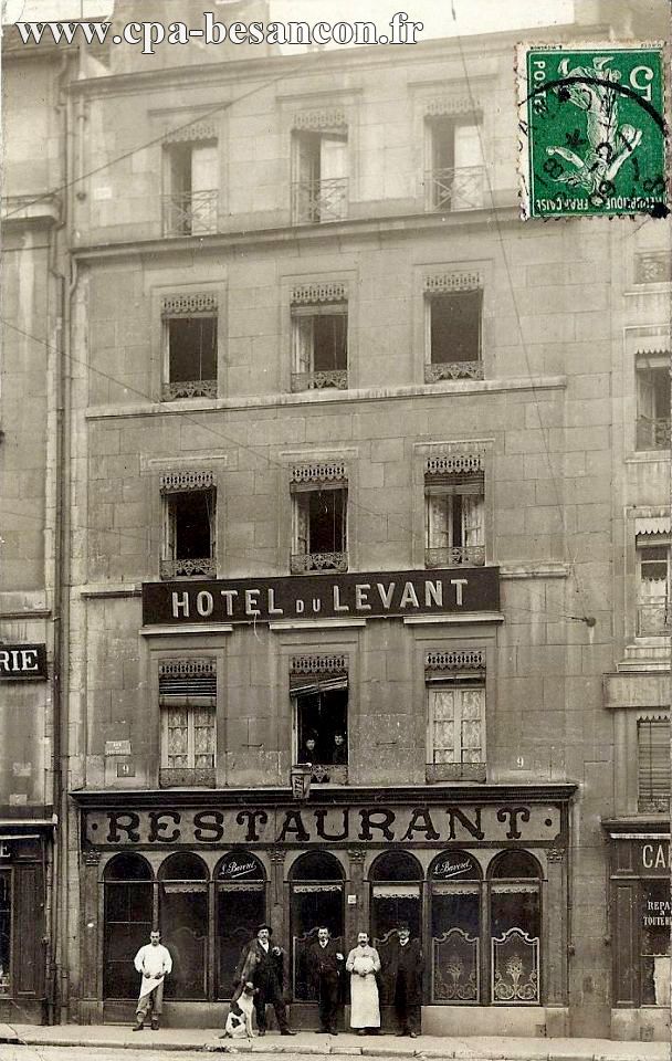 BESANÇON - Place de la Révolution - Hôtel du Levant - 9 rue des Boucheries